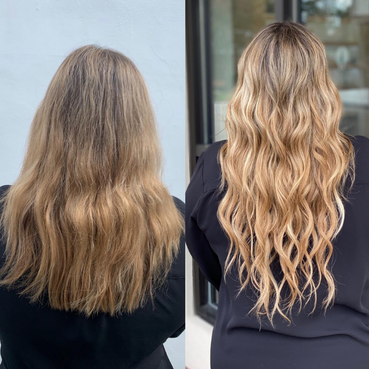 Balayage Color Extensions